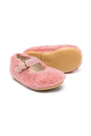 Ballerine shearling rosa DOUUOD KIDS | IDEC410.